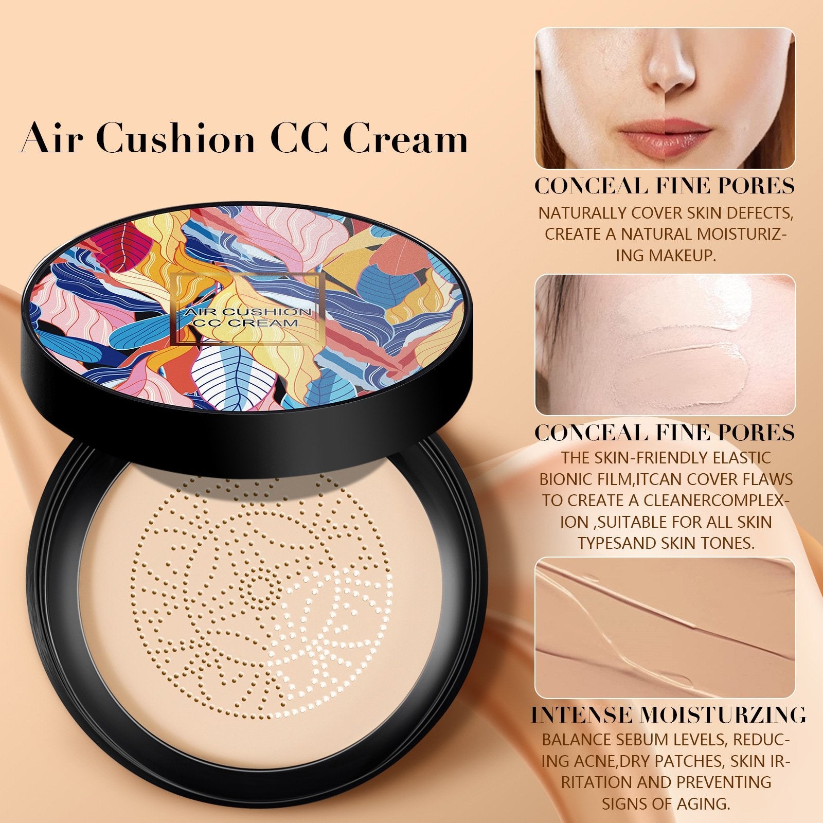 💥Last Day 75% OFF🔥Mushroom Head Air Cushion CC Cream🌸