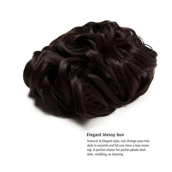 💃Messy Curly Dish Bun✨