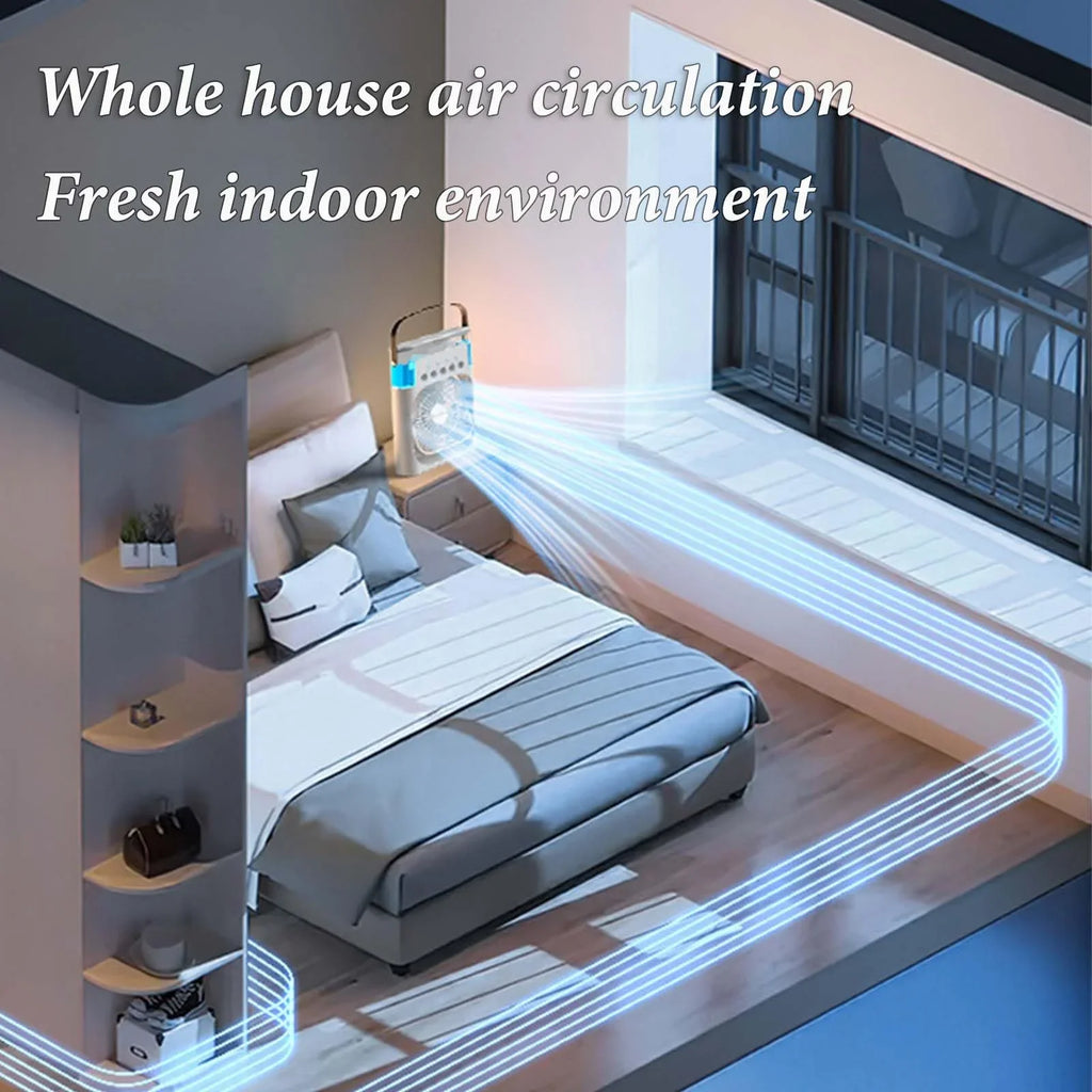 ❄️ 3-in-1 Portable Air Cooler Fan