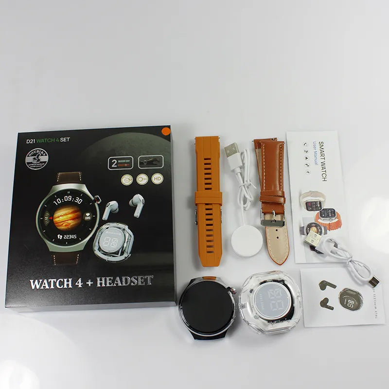 ⌚🎧FusionFit Pro Set - D21 watch4 SET