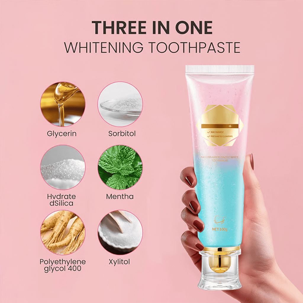 ✨ 🦷 Niacinamide Whitening Toothpaste - For Healthier, Whiter Teeth!