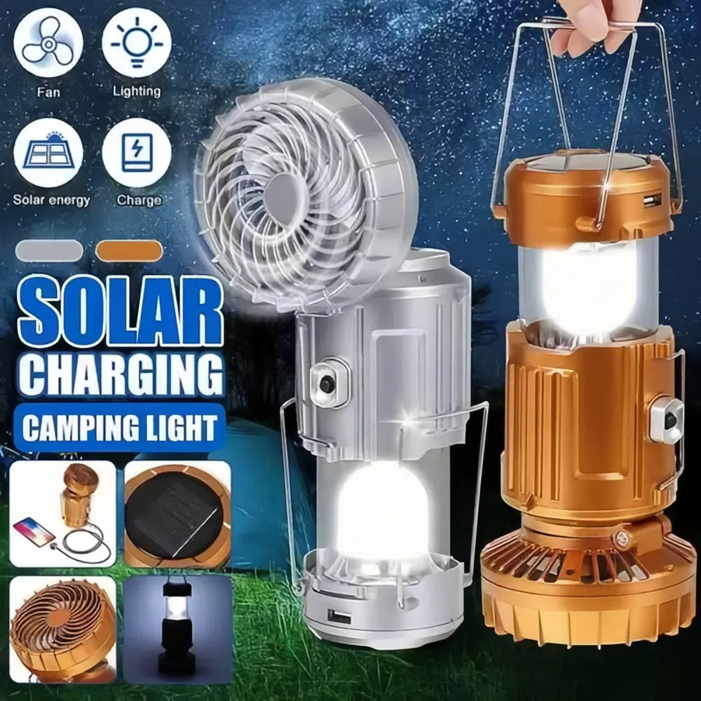 🔥Last day 49% off🔥5-In-1 Portable LED Camping Lantern With Fan